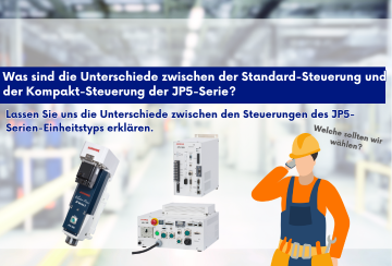 JP5-Serie – Standard- vs. Kompakt-Steuerung.